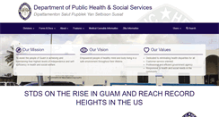 Desktop Screenshot of dphss.guam.gov